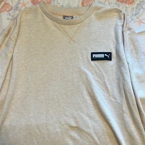 Men’s tan Puma long sleeve